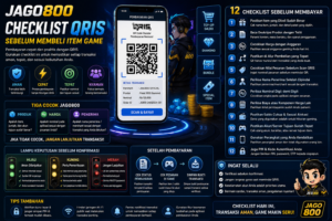 JAGO800: Checklist QRIS Sebelum Membeli Item Game